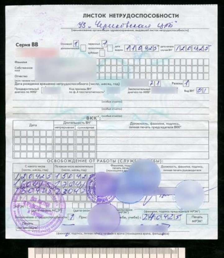 Белорус принес такой больничный, что на работе звонили в милицию