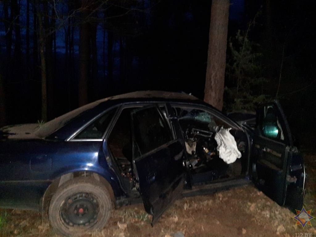 ДТП в Ивацевичском районе: работниками МЧС спасен водитель легковушки