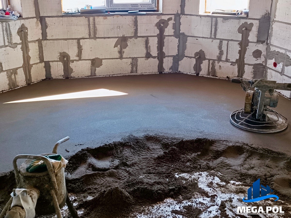 Идеально ровные полы под ключ с гарантией от компании «МегаПол». Полусухая стяжка в Бресте и области