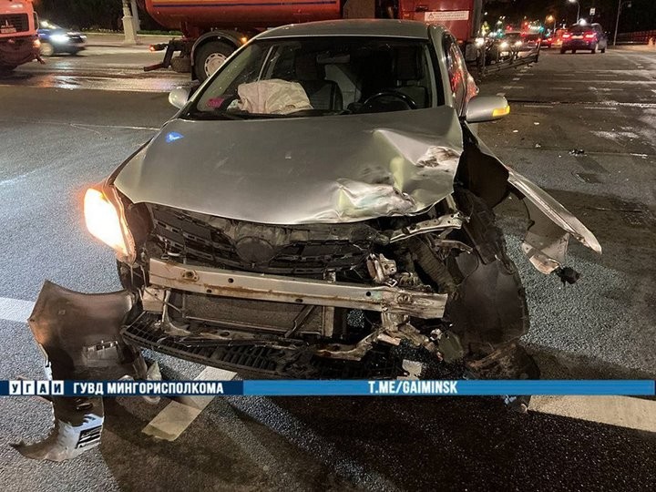 Появилось видео смертельного ДТП мотоциклиста в Минске