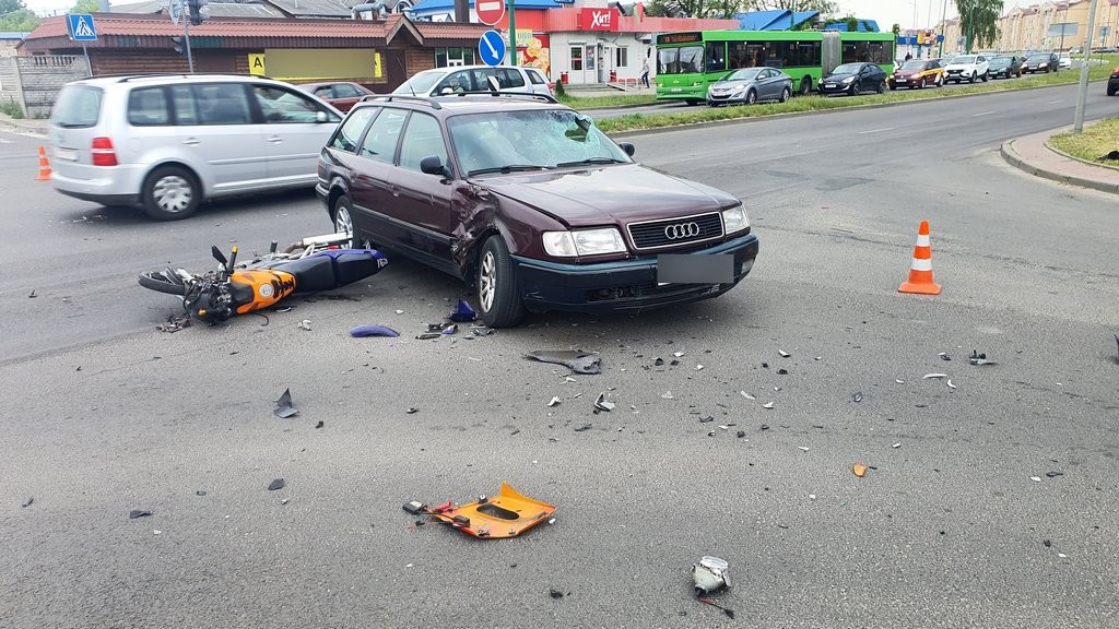 Мотоциклист в больнице. Подробности ДТП на Вульке в Бресте