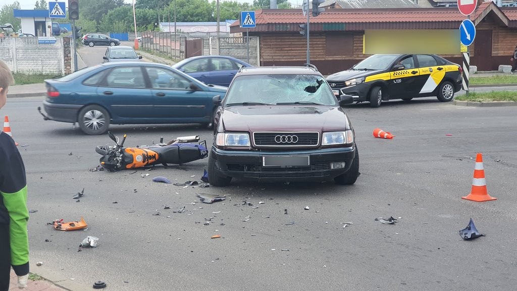 Мотоциклист в больнице. Подробности ДТП на Вульке в Бресте