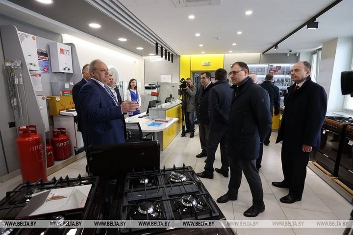 Центр обслуживания для пользователей услуг газоснабжения открыли в Кобрине