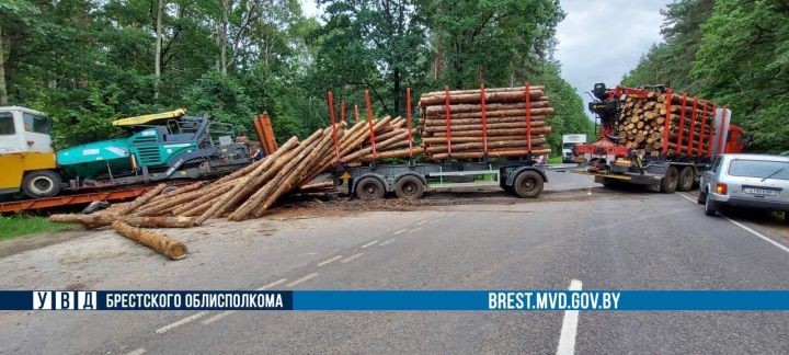 Подробности ДТП с участием лесовоза в Пружанском районе