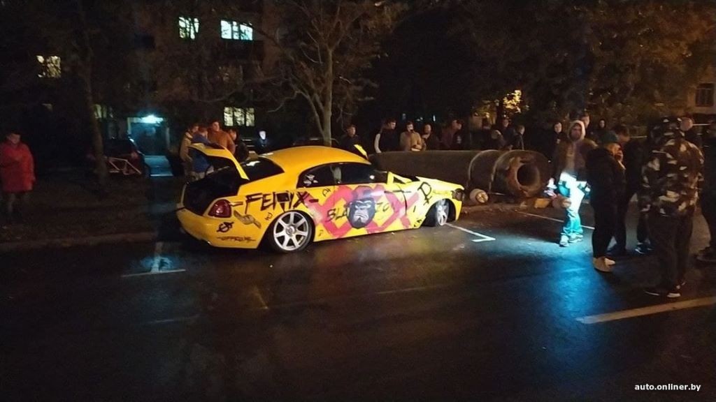 В Минске разбили Rolls-Royce Wraith