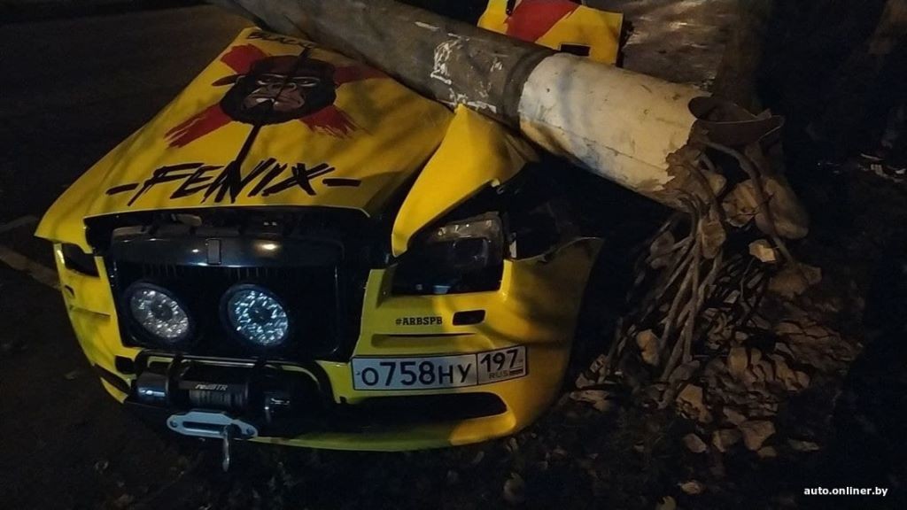 В Минске разбили Rolls-Royce Wraith