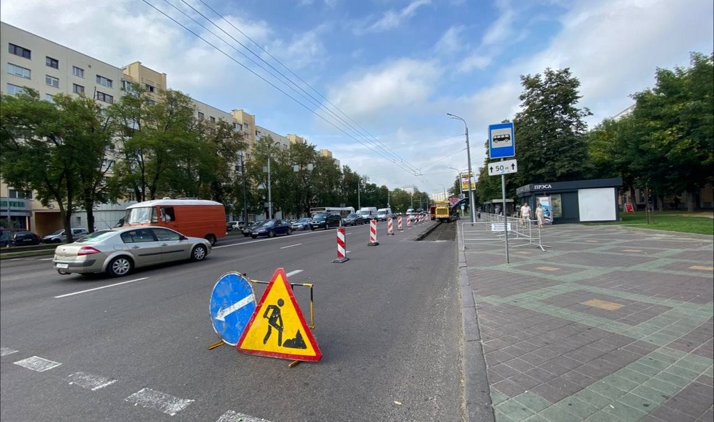 Остановку «ЦУМ» сегодня откроют, а «Проспект Машерова» закроют с двух сторон