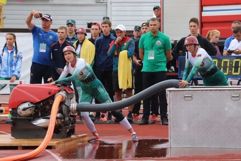 В Бресте завершился юниорский чемпионат мира по пожарно-спасательному спорту. У Беларуси – отличный результат