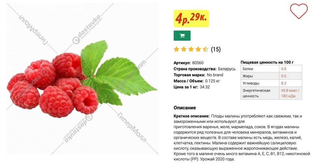 Белорусы спорят о цене на малину: 36 рублей за кило — это нормально?