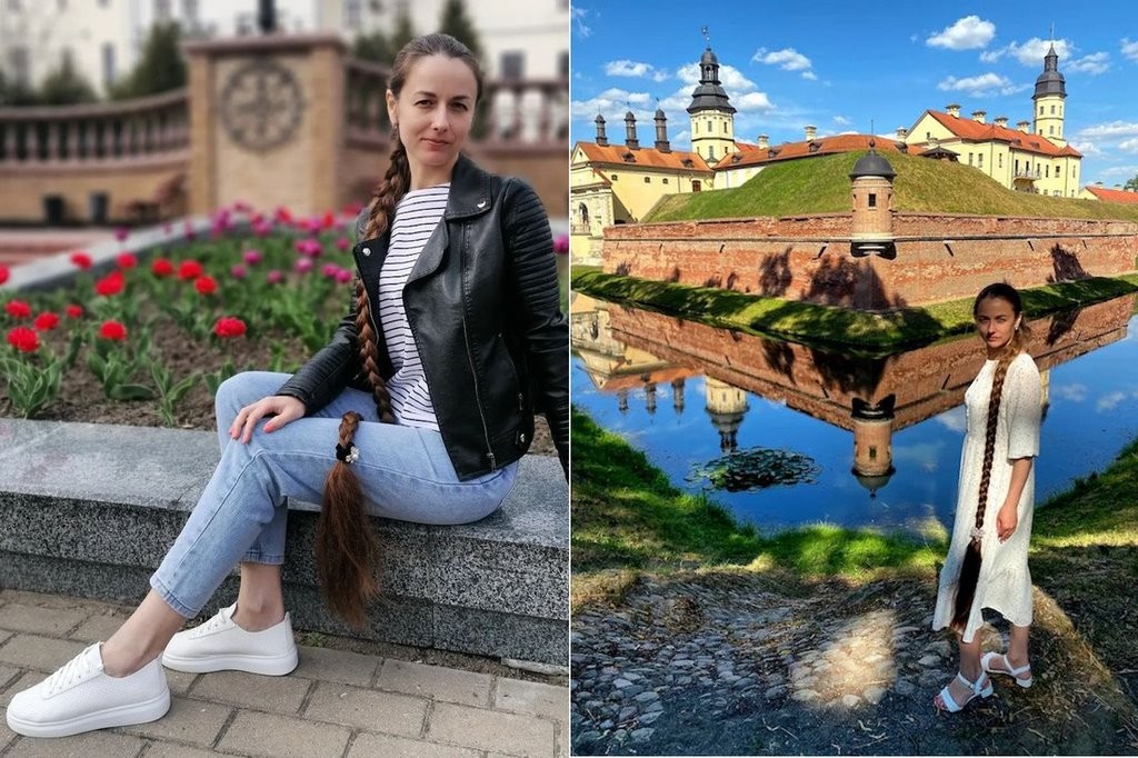 «В парикмахерской не бываю». История белоруски с косой почти до пола