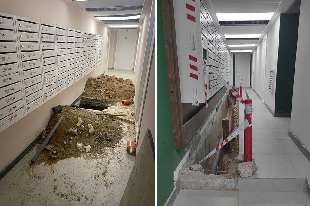 Вот что будет, если во время ремонта сливать в канализацию строительные смеси. Случай в Беларуси