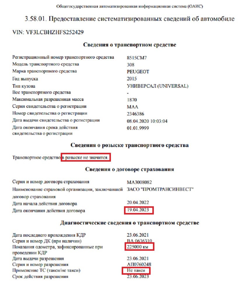 Теперь машину при покупке можно проверить по VIN. Пробуем и узнаем цену вопроса