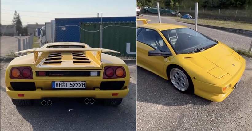 В Беларуси замечен редкий Lamborghini Diablo