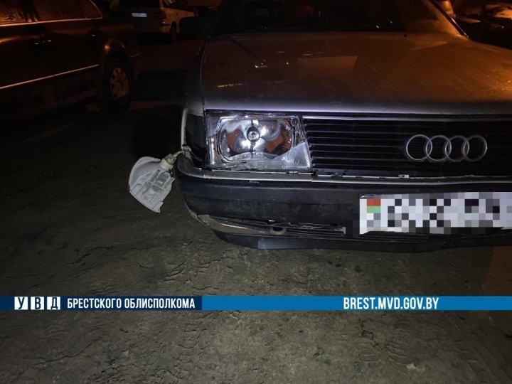 В Кобрине водитель с 1,9 промилле сбил женщину на переходе и скрылся