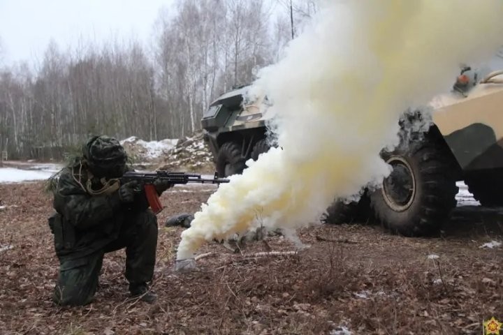 На полигоне Брестский проходят полевые занятия разведчиков 38-й одшбр
