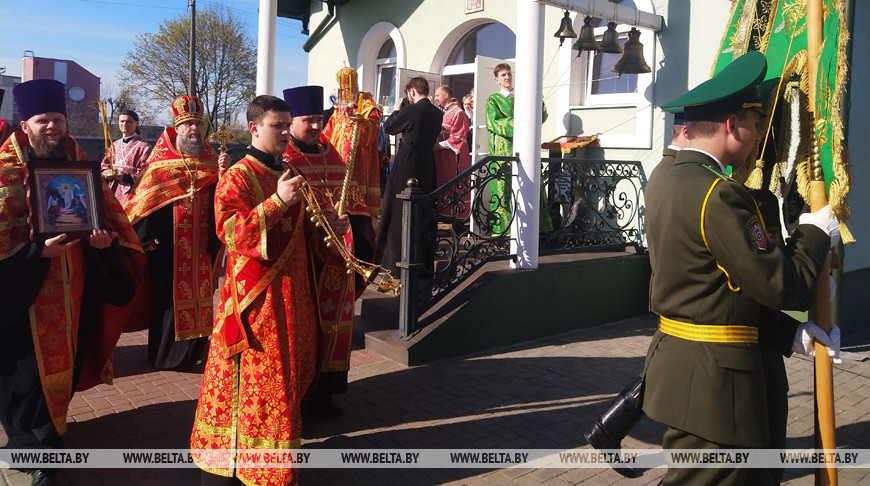 Икону от монахов Афона вручили брестским пограничникам