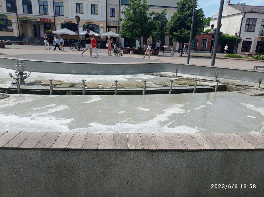 Фонтан на Советской в Бресте без воды. Почему?