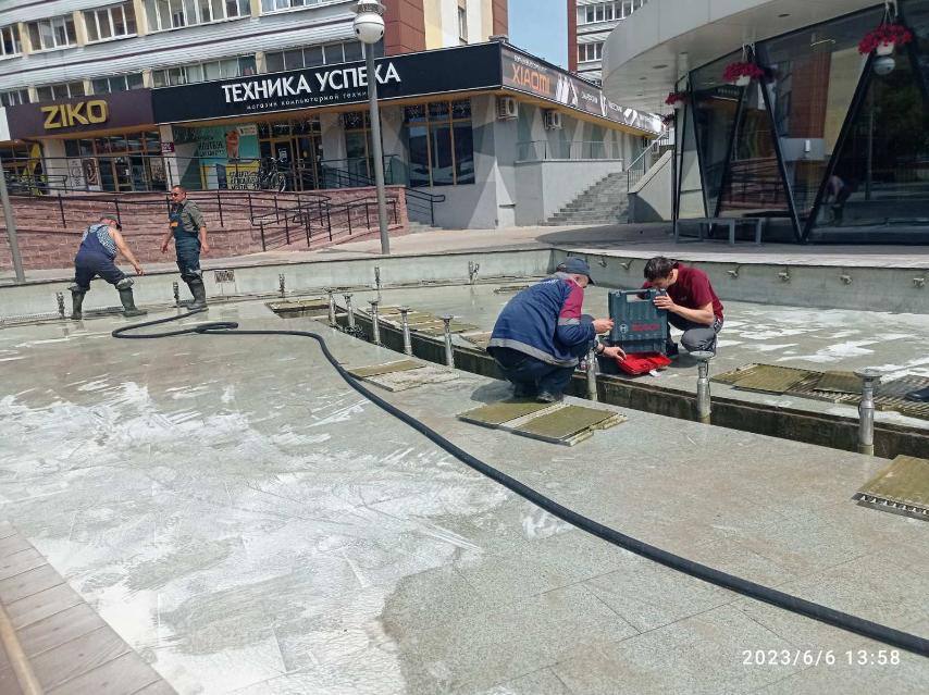 Фонтан на Советской в Бресте без воды. Почему?