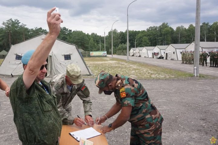 На полигоне «Брестcкий» состоялась жеребьевка среди стран-участниц конкурсов «Снайперский рубеж» и «Полярная звезда»