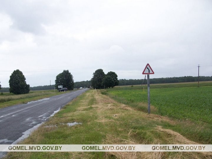 Водитель нарушила правила обгона – Renault с двумя детьми опрокинулся в канал