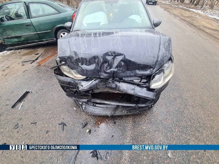 В Бресте водитель такси попал в ДТП