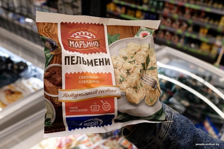 Заглянули в состав наших пельменей и вот что там увидели