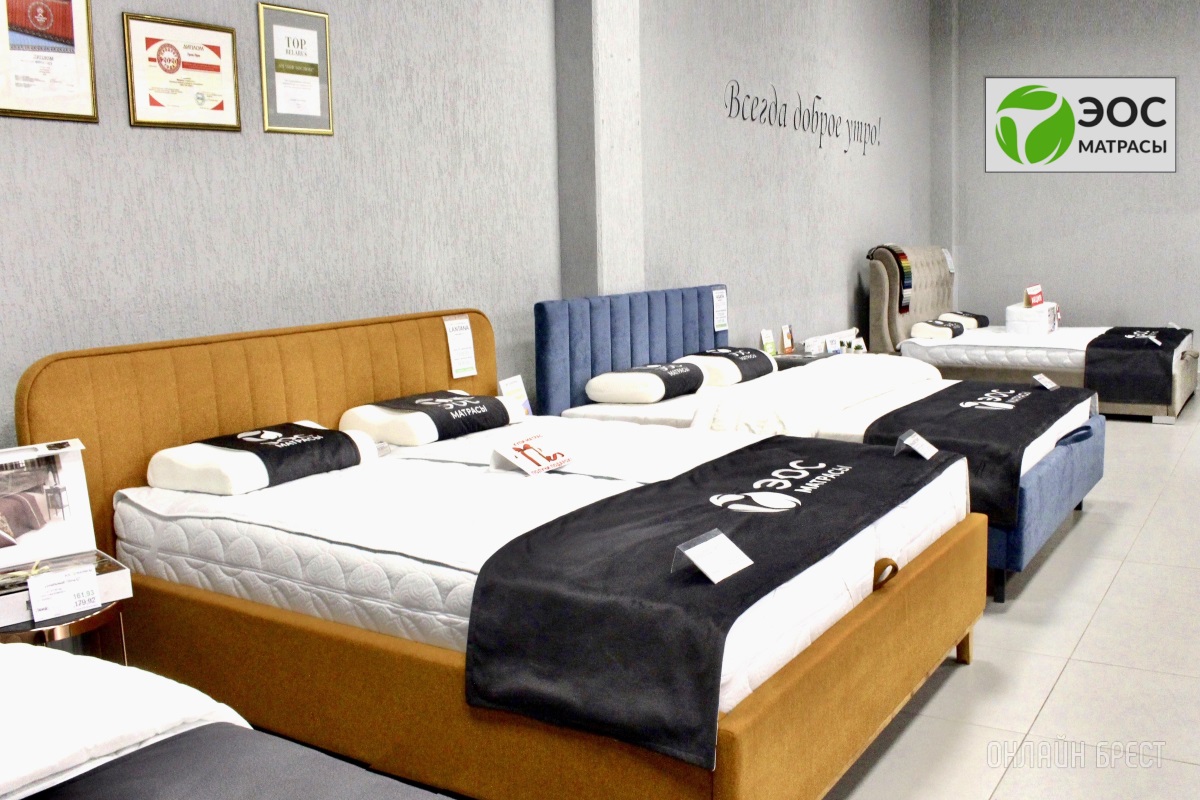 И большой белый медведь выбирает сон на матрасах «ЭОС» в Бресте!