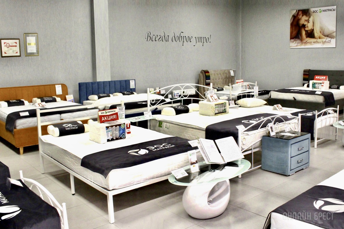 И большой белый медведь выбирает сон на матрасах «ЭОС» в Бресте!