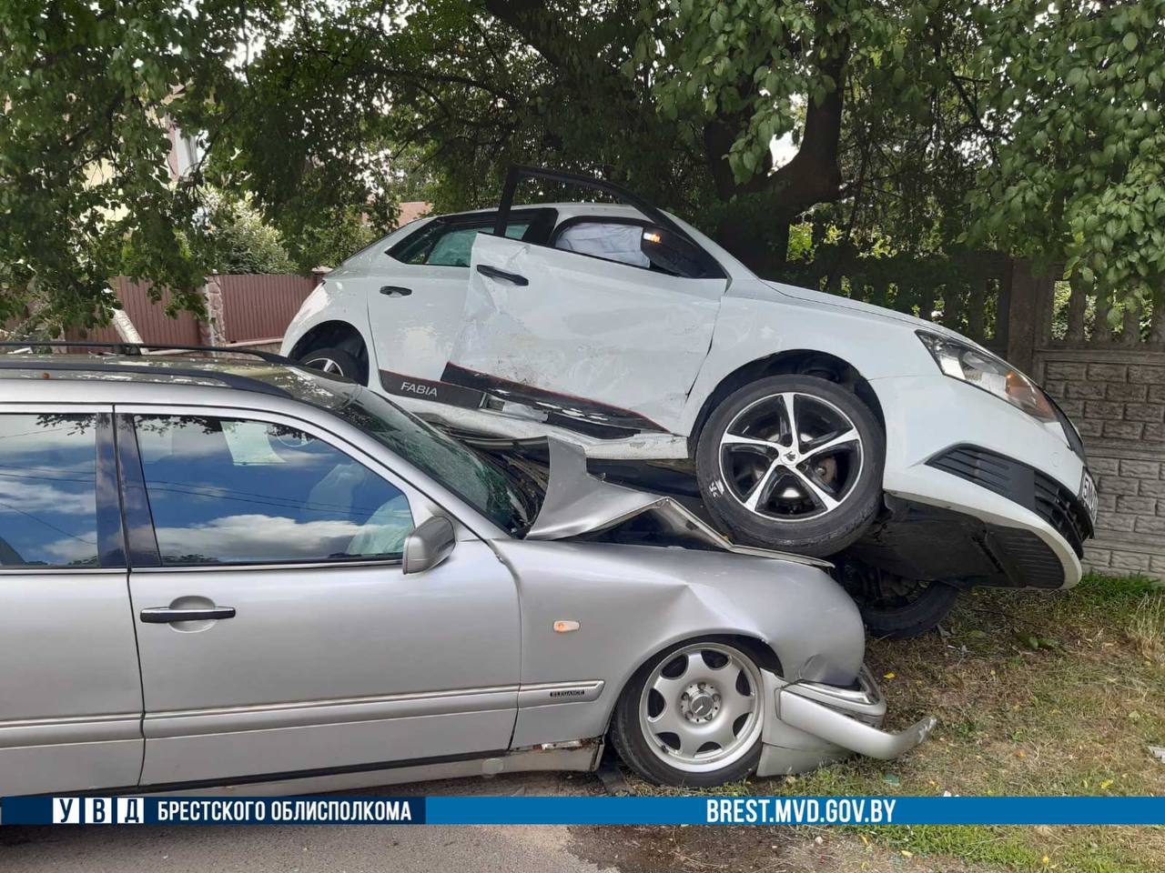 Необычное ДТП произошло в Кобрине