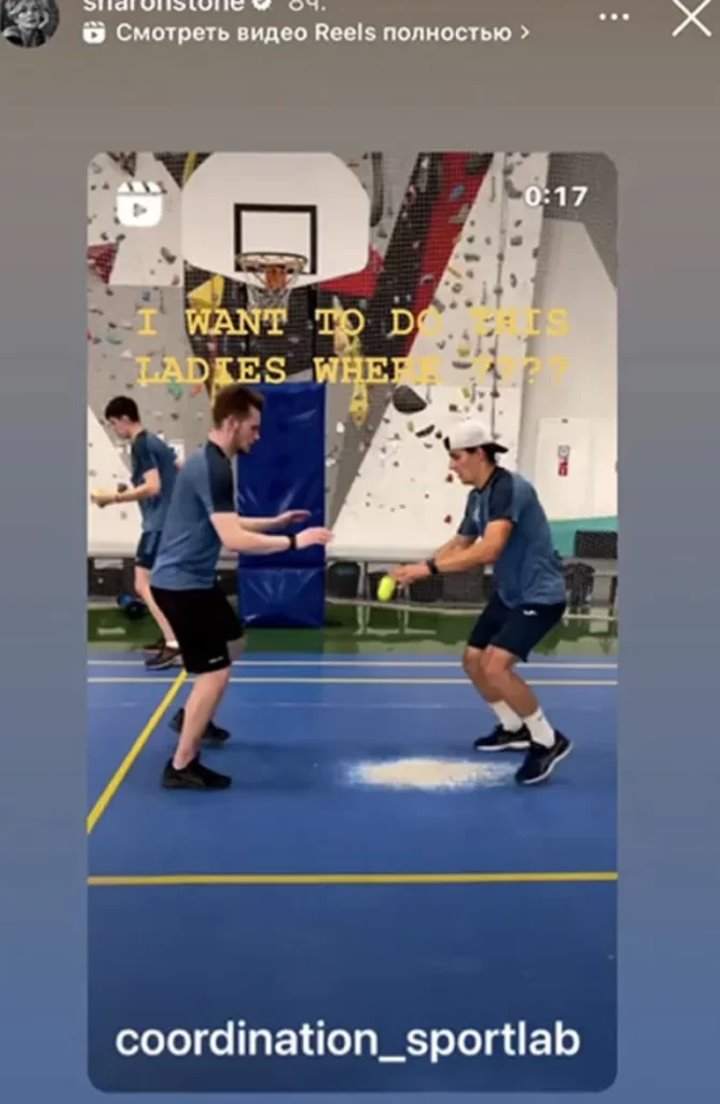 Шэрон Стоун заинтересовали тренировки хоккеистов «Бреста». Актрису пригласили в Беларусь