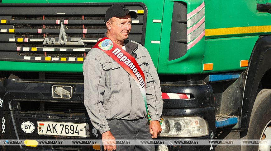 Первого в Брестской области водителя-пятитысячника чествовали в Каменецком районе