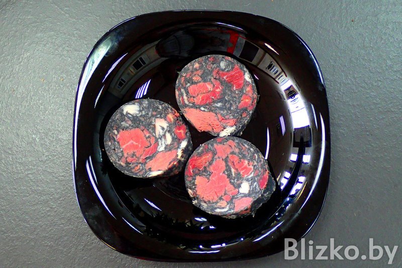 Купили и продегустировали черную колбасу