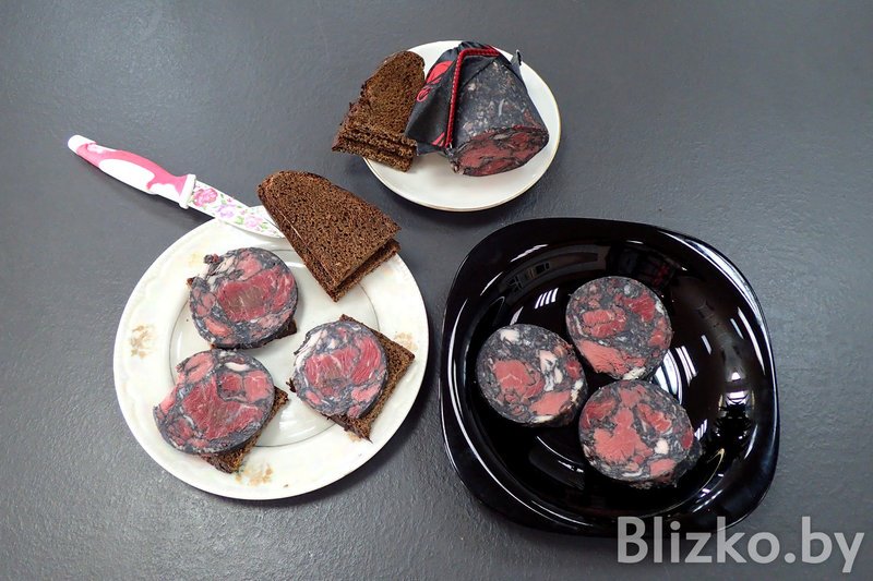 Купили и продегустировали черную колбасу