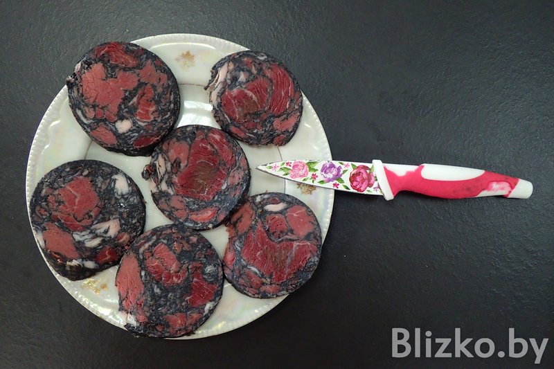 Купили и продегустировали черную колбасу