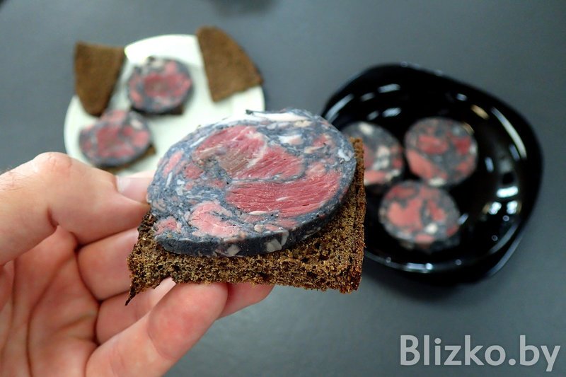 Купили и продегустировали черную колбасу