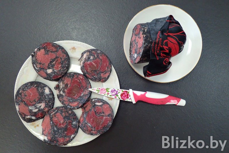 Купили и продегустировали черную колбасу