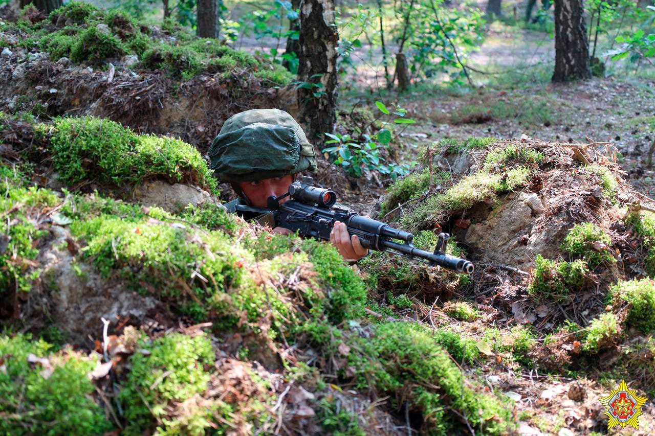 С использованием лазерного оружия. На полигоне под Брестом очередные занятия