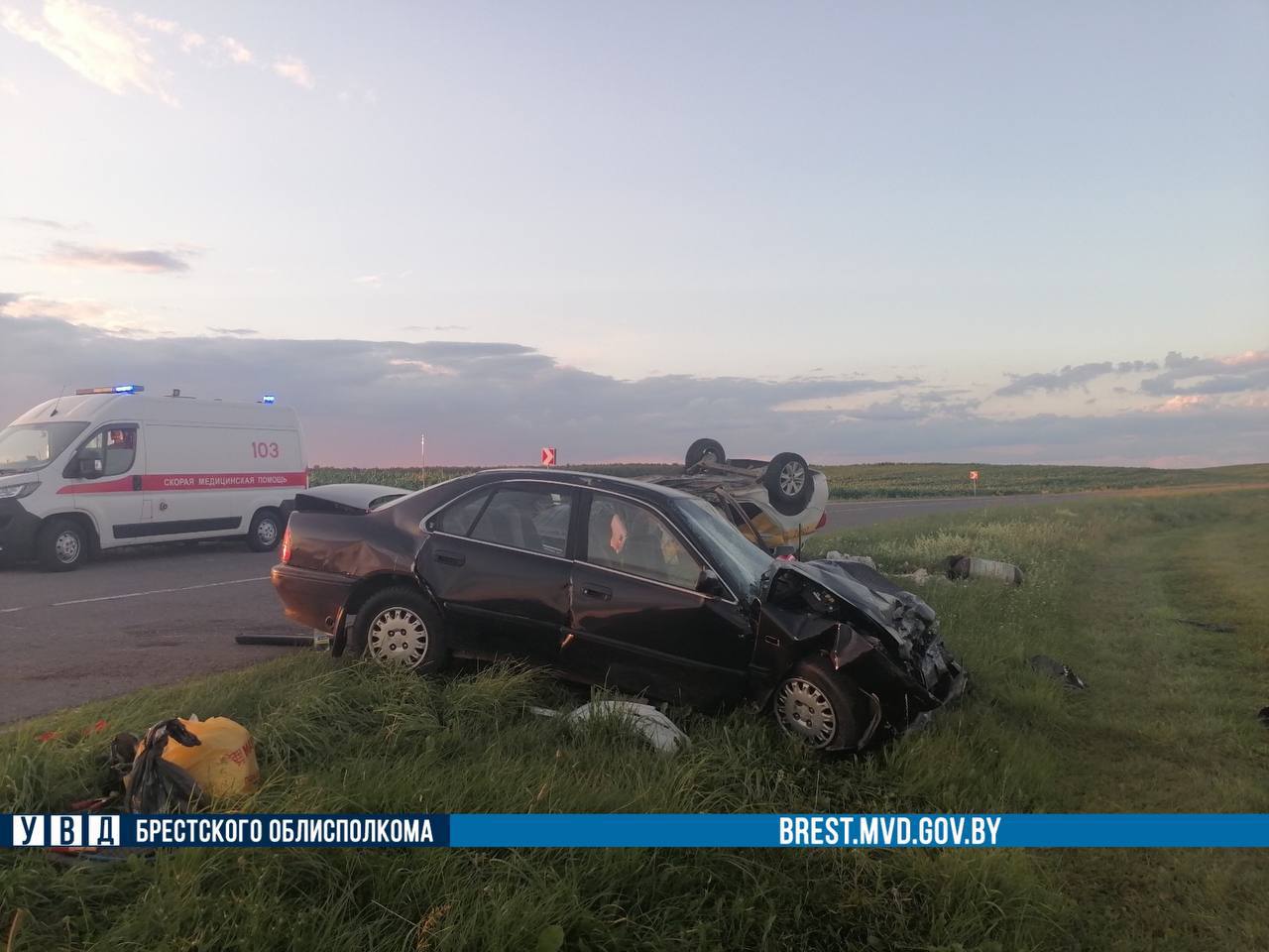 В Брестской области погиб водитель такси. Подробности ДТП