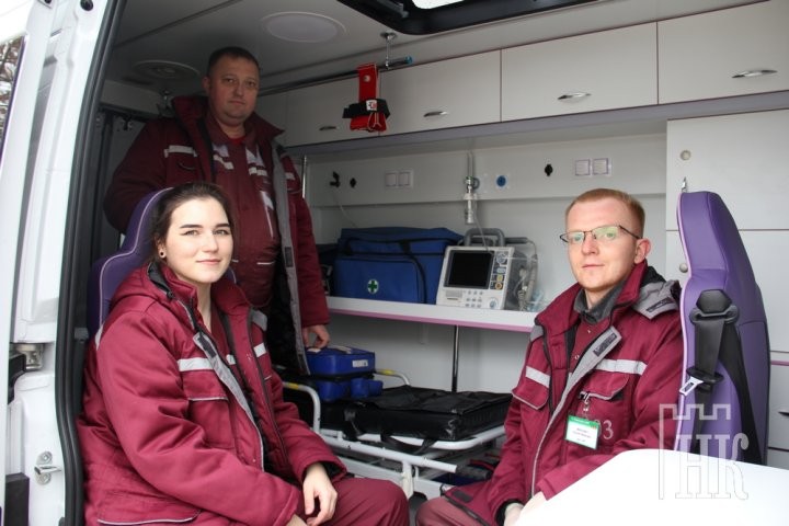 Еще плюс машина скорой помощи появилась в Каменецкой ЦРБ