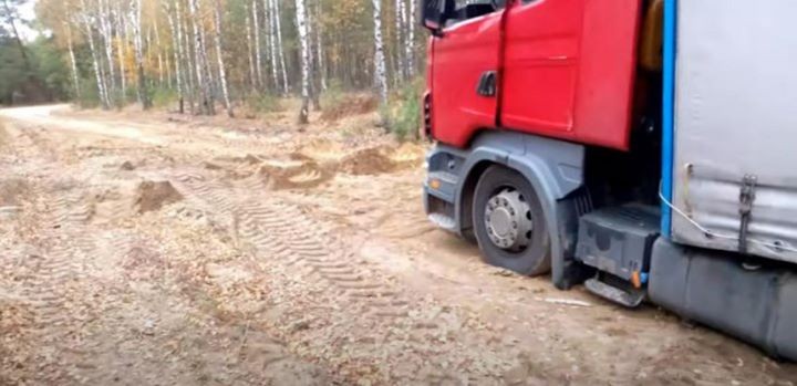 Белорусский дальнобойщик на двое суток застрял посреди леса в Польше