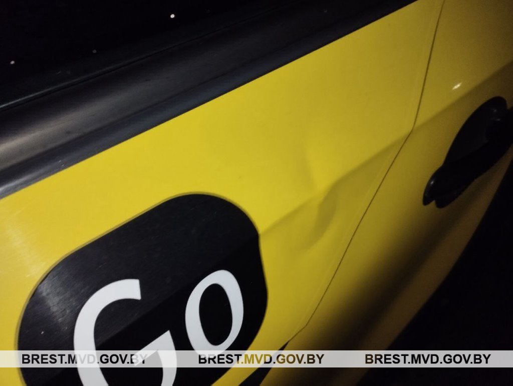 Пинчанин беспричинно повредил автомобиль такси