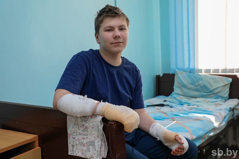 Богдан Шелег уже выписан из больницы. Фото sb.by