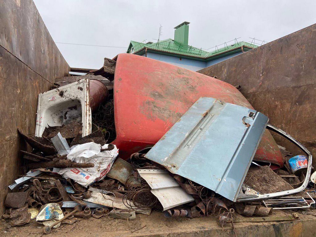 Грузовик перевозил более 2 тонн металлолома без документов. Груз изъят