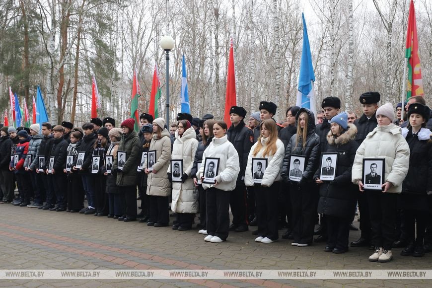 В Бресте прошел митинг, посвященный Дню памяти воинов-интернационалистов и 34-й годовщине вывода советских войск из Афганистана