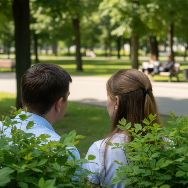 Пара предалась в парке любовным утехам — их не смутило присутствие других отдыхающих