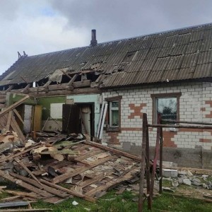 Взорвавшийся газовый баллон разнес дом в Щучине