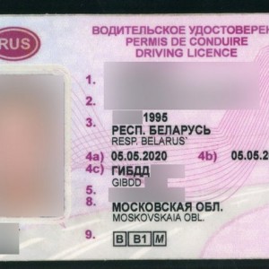 В Беларуси водитель предъявил ГАИ купленные в российском метро права