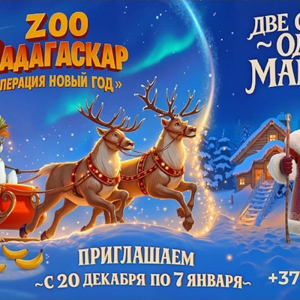 Новогодняя сказка в Парке Животных: Двойное волшебство для брестчан!