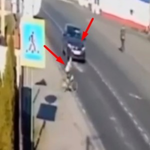 5-летний велосипедист внезапно выехал на дорогу перед автомобилем