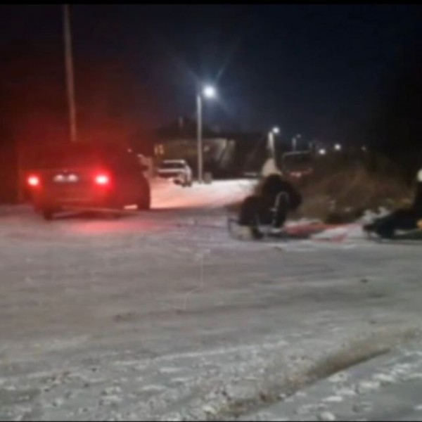 Брестчанин на Volkswagen катал детей на санках, прицепленных к автомобилю — к чему это привело